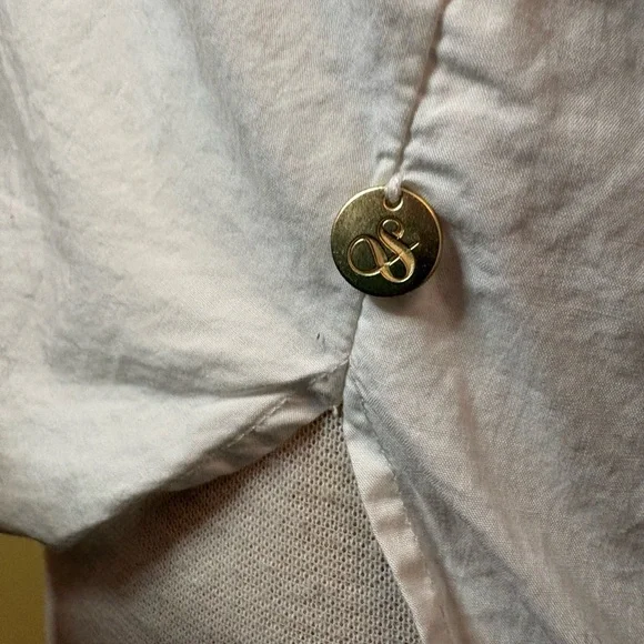 Scotch & Soda White Button-Down Shirt with Embroidered Tag - Picture 8 of 13